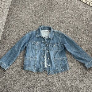 Chico's Classic Blue Jean Jacket